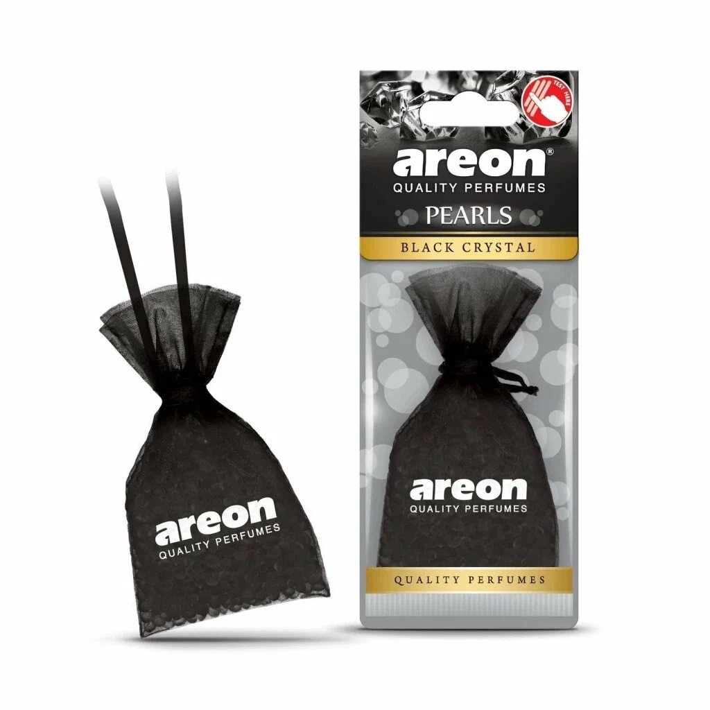 Ароматизатор подвесной AREON PEARLS мешочек 30гр BLACK CRISTAL