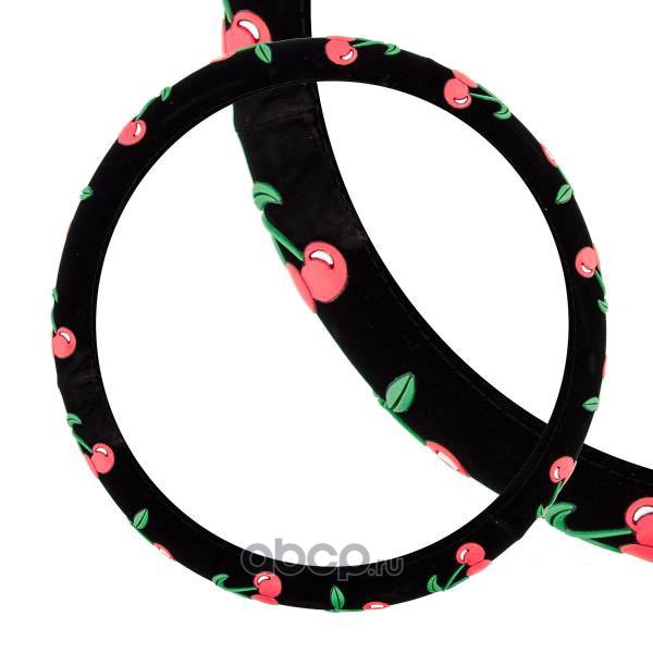 Оплетка SKYWAY вельвет M Glamour- 5 Черная S01106003