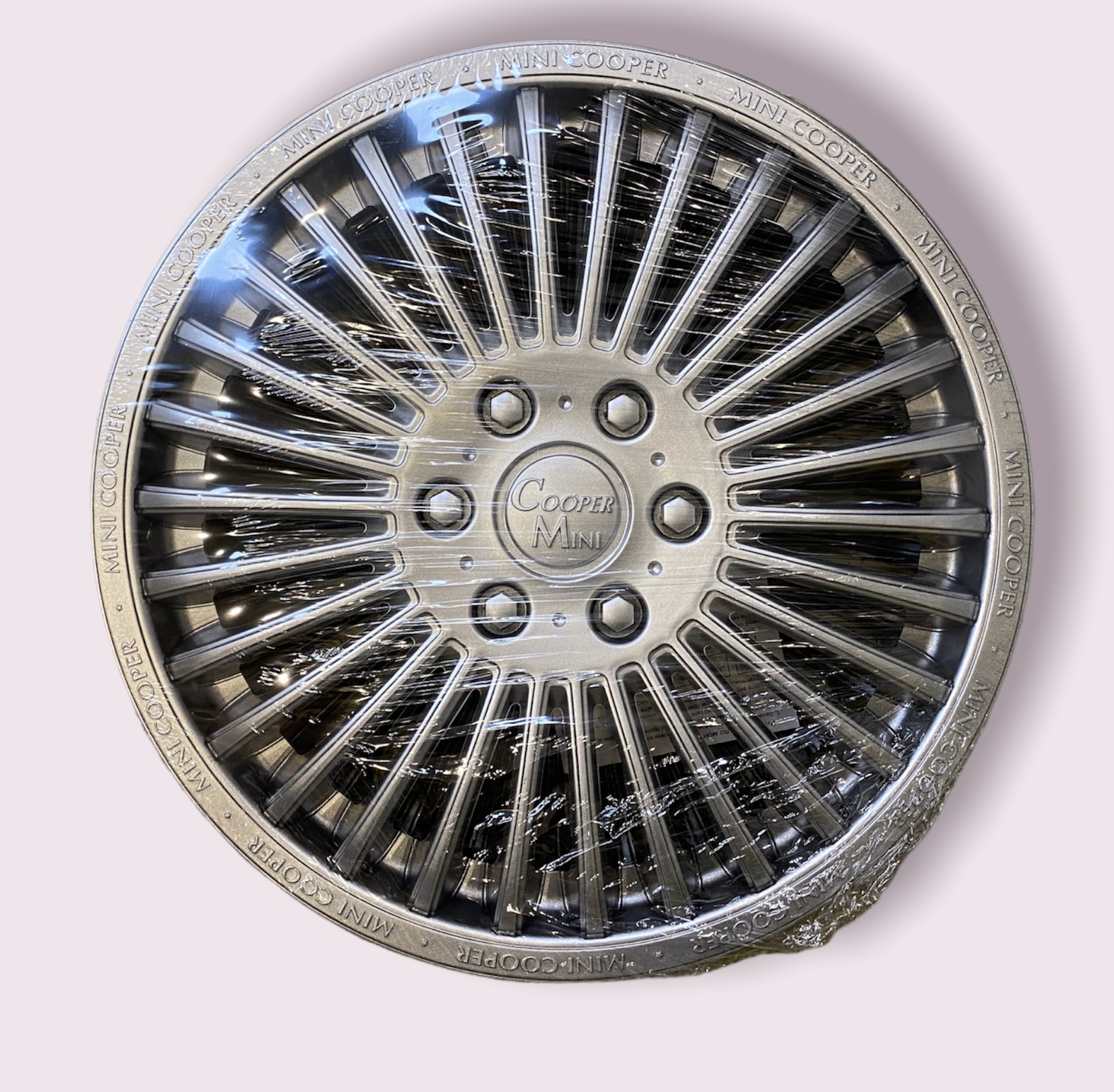 Колпаки R16 ГАЛАКСИ микс бело-черный карбон компл. 2 шт